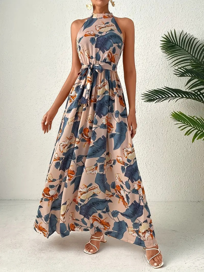 Zara - Bohemian Halter Dress