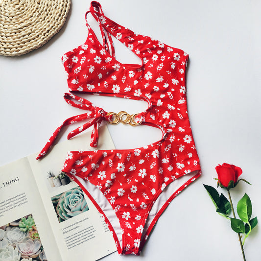Nova - Floral Knot One-Piece Swimsuits