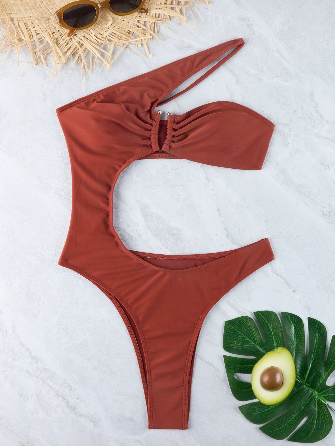 Aura - One-Shoulder Swimsuit