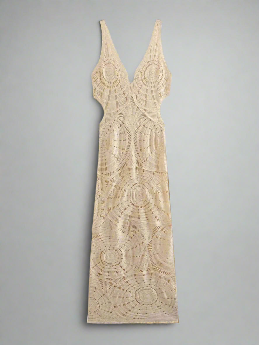 Lucy - Knitted Hollow Dress