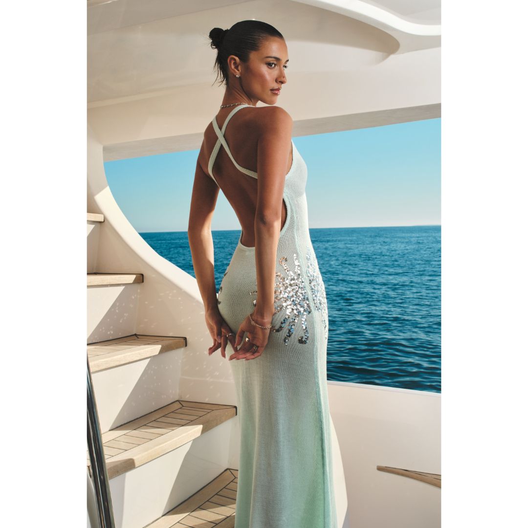 Rosie - Knitted Sequin Dress
