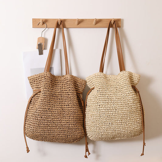 Straw Shoulder Bag