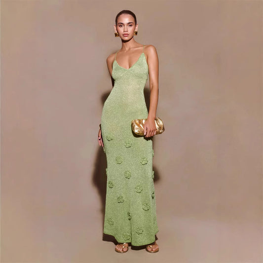 Hayley - Glitter Crochet Dress