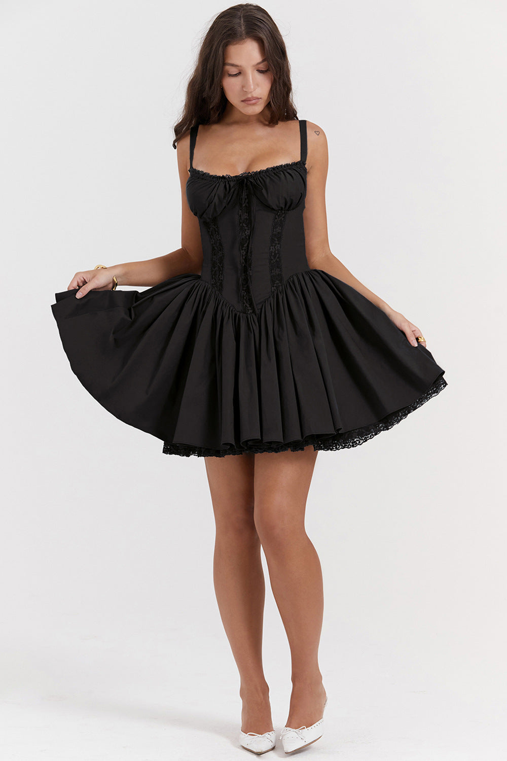 Esmeralda - Lace Swing Dress