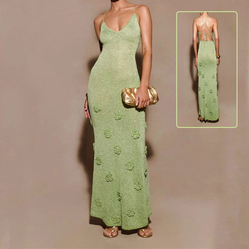 Hayley - Glitter Crochet Dress