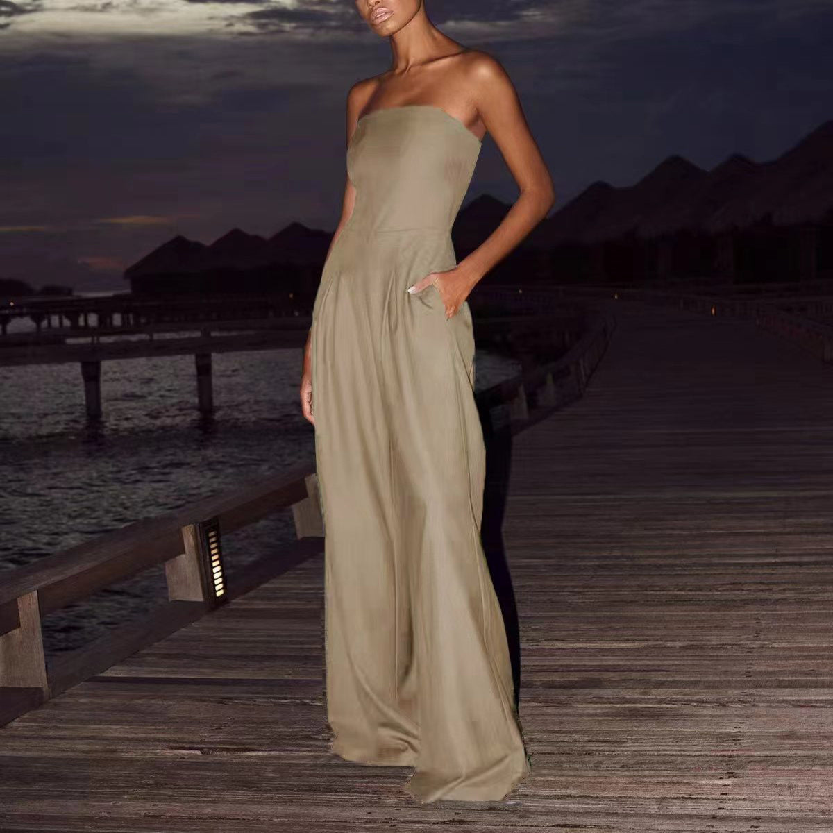 Tanya - Tube-Wide Jumpsuit