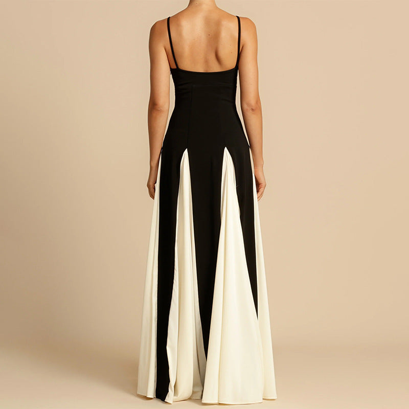 Mia - Contrast Sling Dress