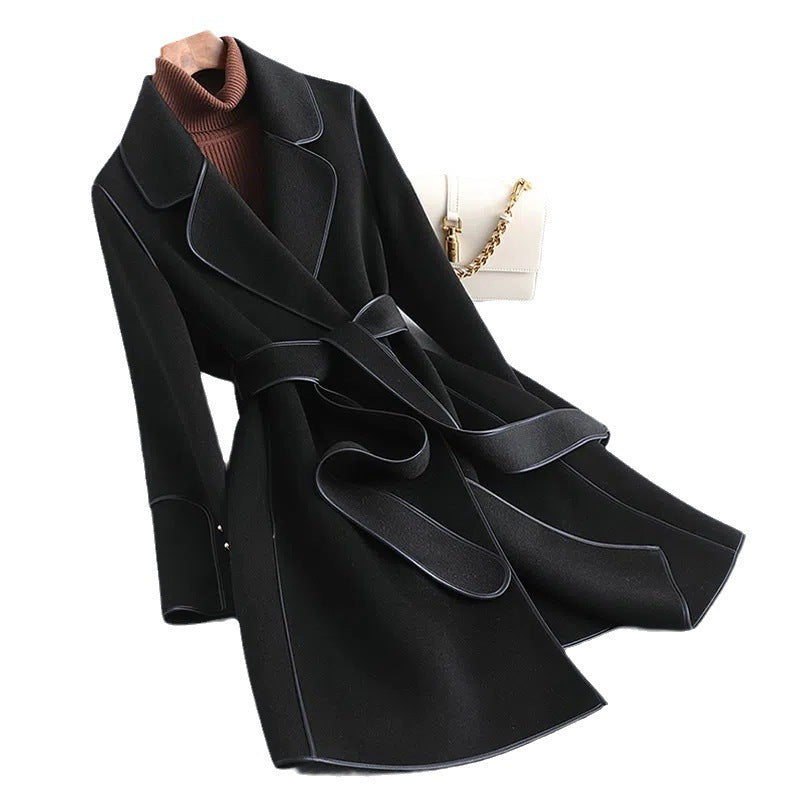 Korean Style Wool Coat – Elegant and Warm Winter Outerwear for Women - ComfyNude