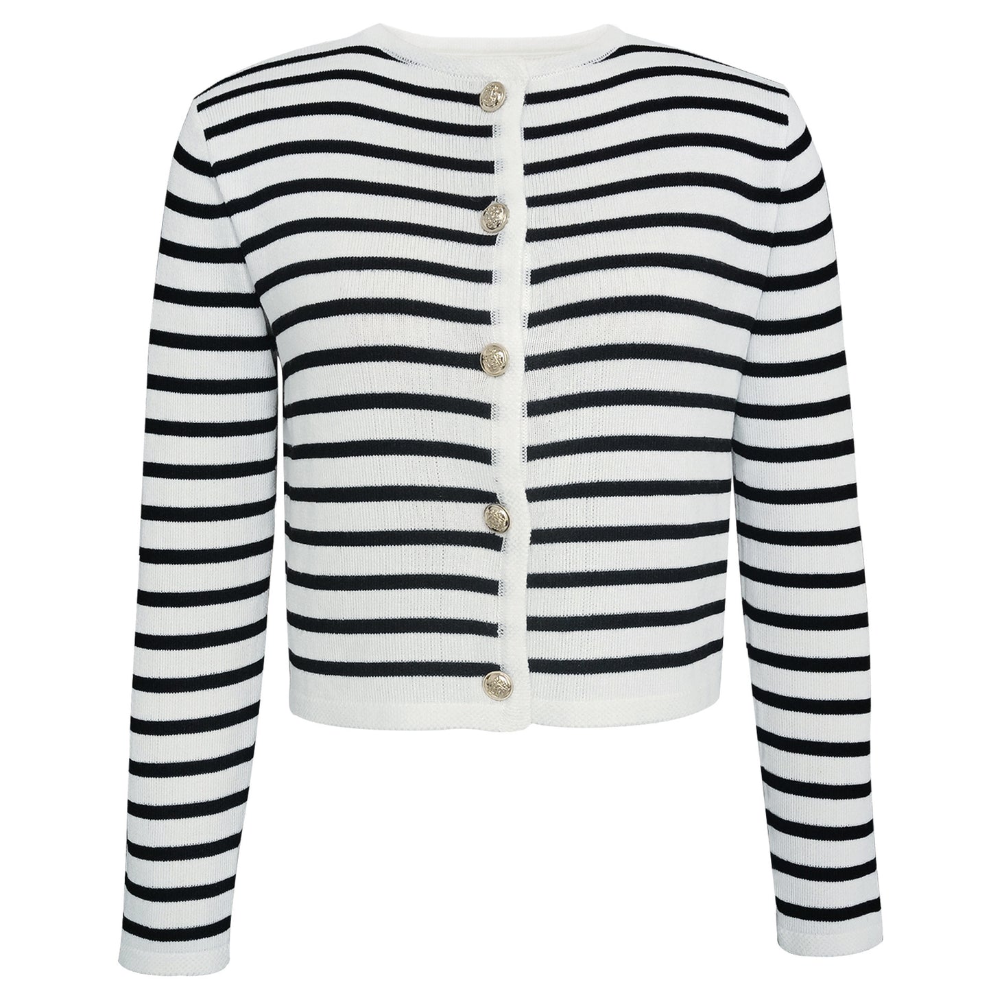 Kayla - Striped Cardigan Set