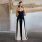 Mia - Contrast Sling Dress