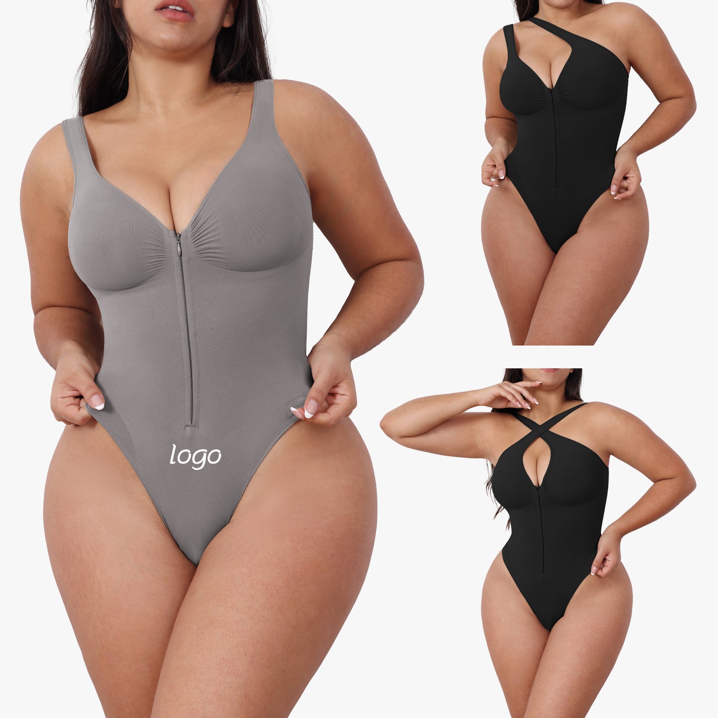 Zoya - Front Zip Slimming Bodysuit
