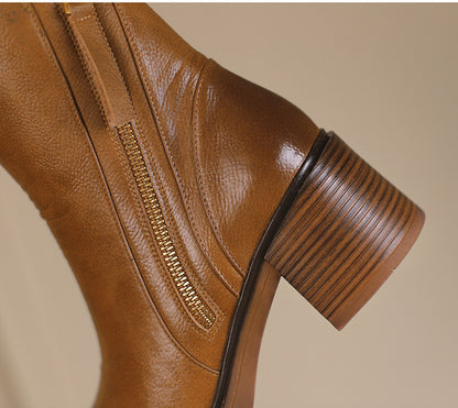 Esme - Thick Heel Boots