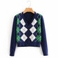 Jessy - Diamond knitted Cardigan