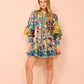 Olivia - Printed Shirt Dress