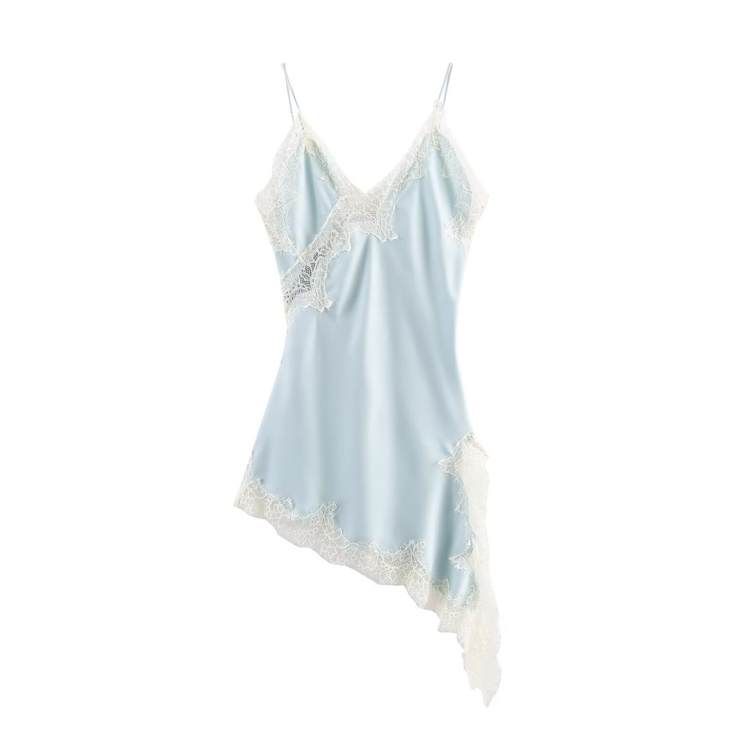 Lacey - Asymmetric Suspender Dress