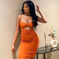 Niki - Slim Fit Pleated Dress