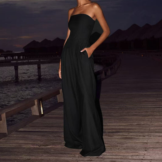 Tanya - Tube-Wide Jumpsuit