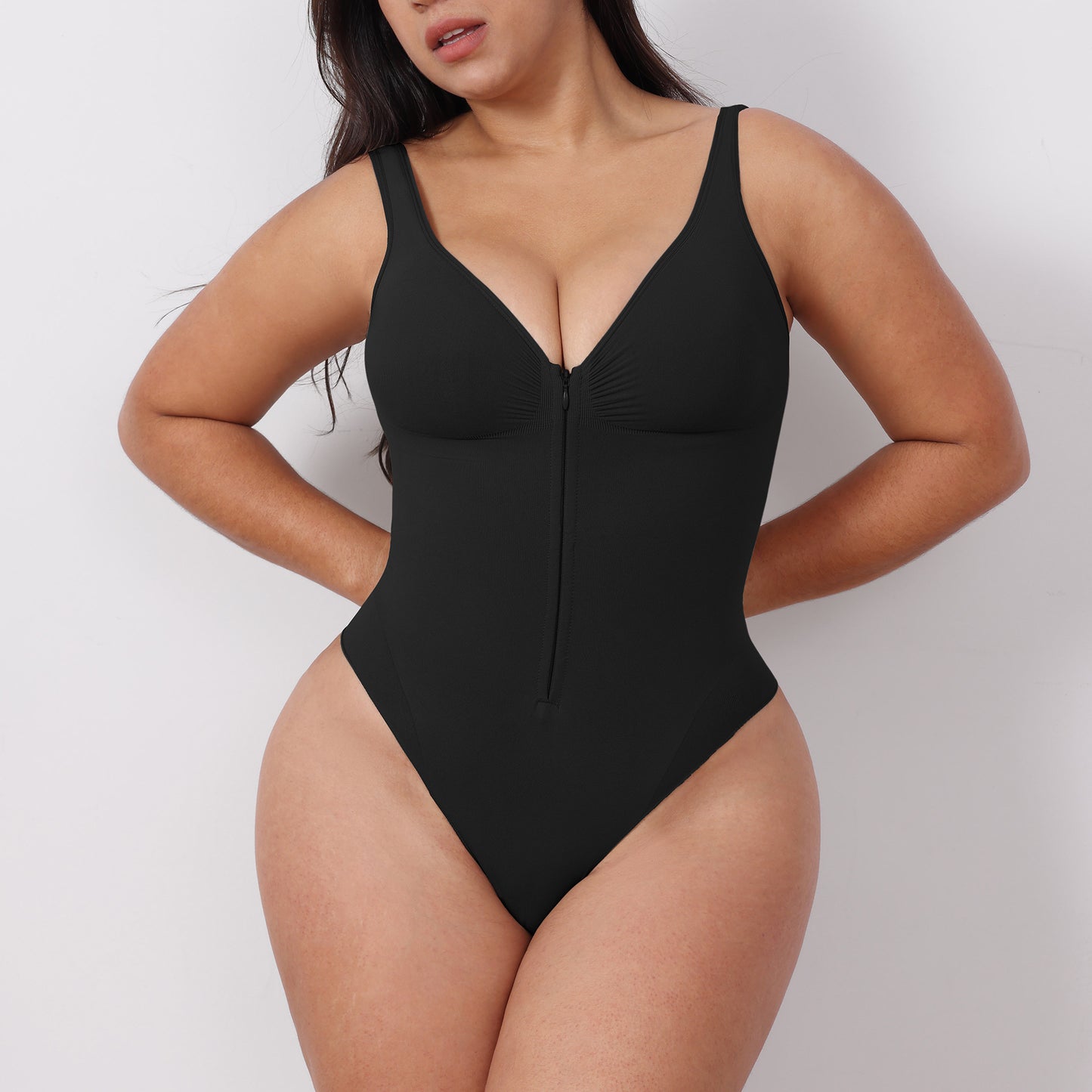 Zoya - Front Zip Slimming Bodysuit