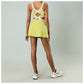 Sports Dress Female With Chest Pad High Elastic Anti-exposure Tennis Skirt