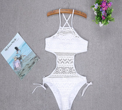 Isadora - Knitted Lace Swimsuit