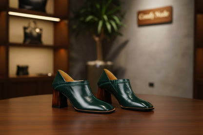 Reina - Square Heel Shoes