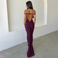 Dakota - Halter Pleating Dress