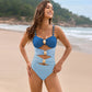 Ayla - Metal Buckle Swimsuit
