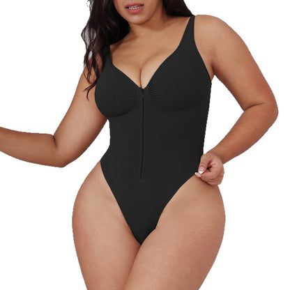 Zoya - Front Zip Slimming Bodysuit