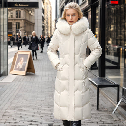 Long Puffer Coat – Warm Winter Jacket for Women – Stylish and Comfortable Outerwear - ComfyNude