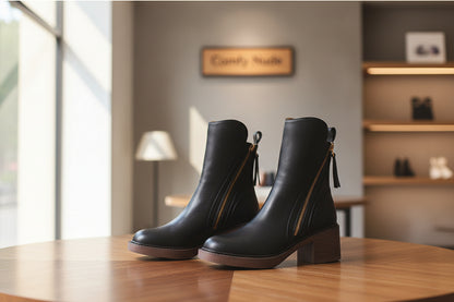 Esme - Thick Heel Boots