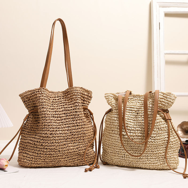 Straw Shoulder Bag