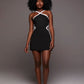 Contrast Color Minimalist Anti-exposure Women's One-piece Tennis Skirt