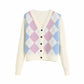 Jessy - Diamond knitted Cardigan