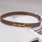 Simple Horsebit Belt – Classic and Elegant Leather Belt for Women - ComfyNude