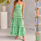 Shannon - Striped Maxi Dress with Pockets