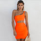 Hazel - Pleated One-Shoulder Dress
