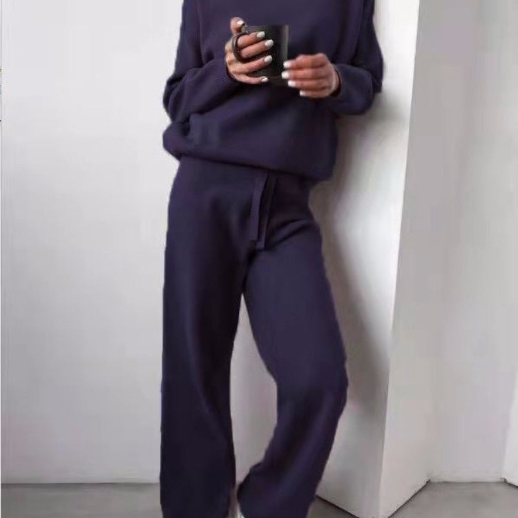 Turtleneck Sweater and Pants Set - ComfyNude