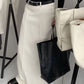 Stylish H-Line Solid Color Skirts Bottoms