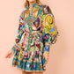 Olivia - Printed Shirt Dress