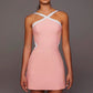 Contrast Color Minimalist Anti-exposure Women's One-piece Tennis Skirt