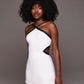 Contrast Color Minimalist Anti-exposure Women's One-piece Tennis Skirt