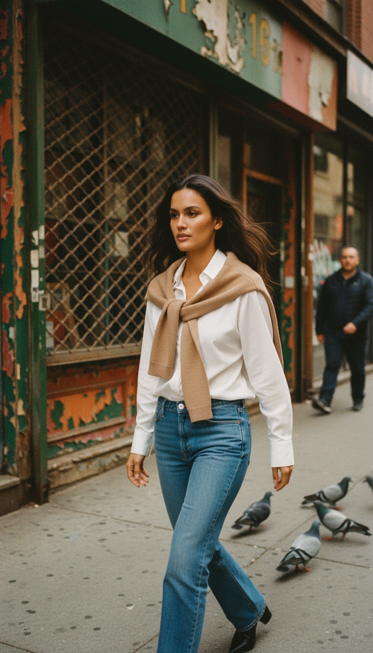 Jacqui - Knitted Cross Shawl