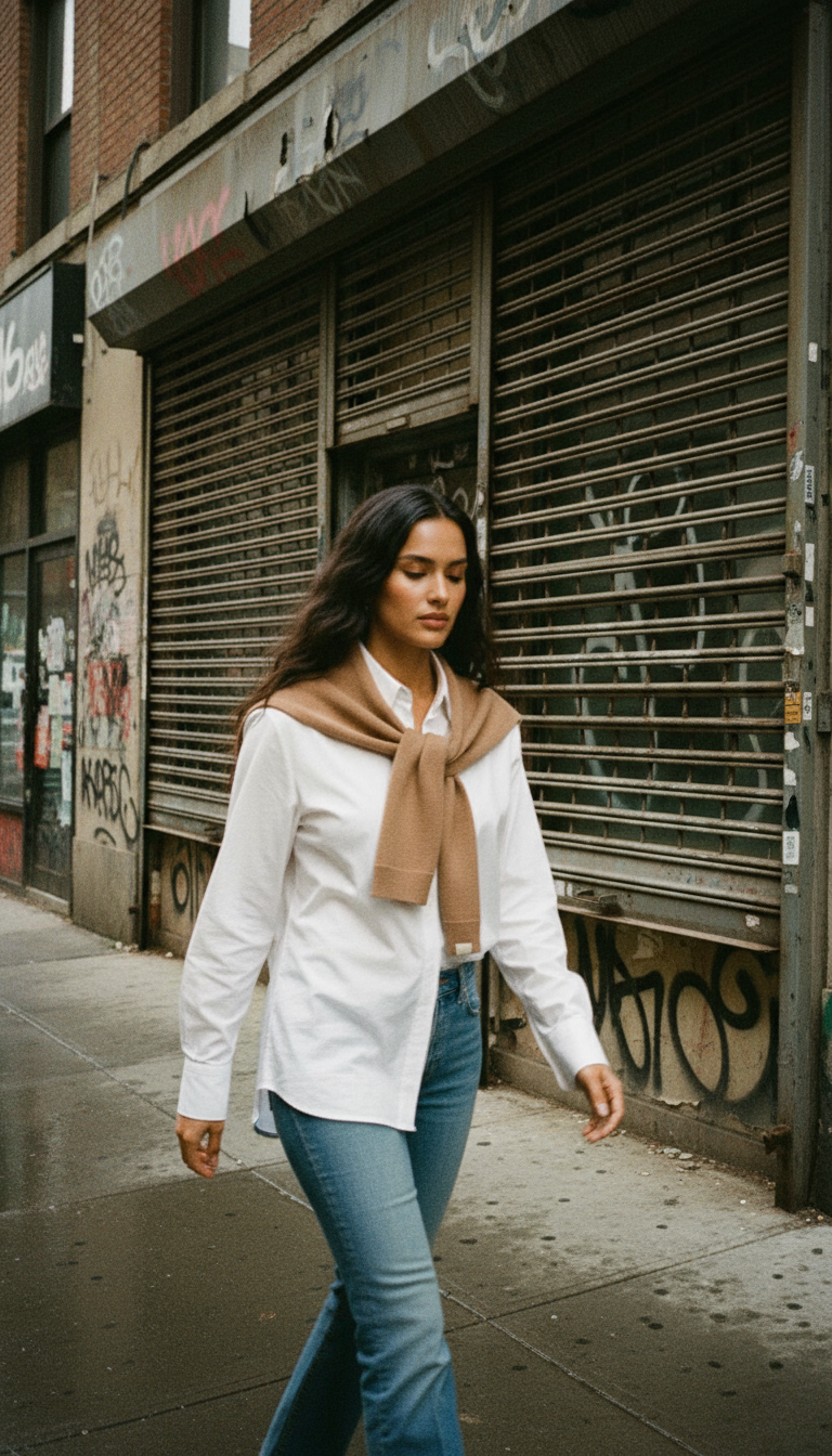 Jacqui - Knitted Cross Shawl