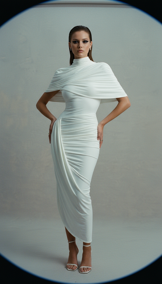 Charlotte - Drape Maxi Dress