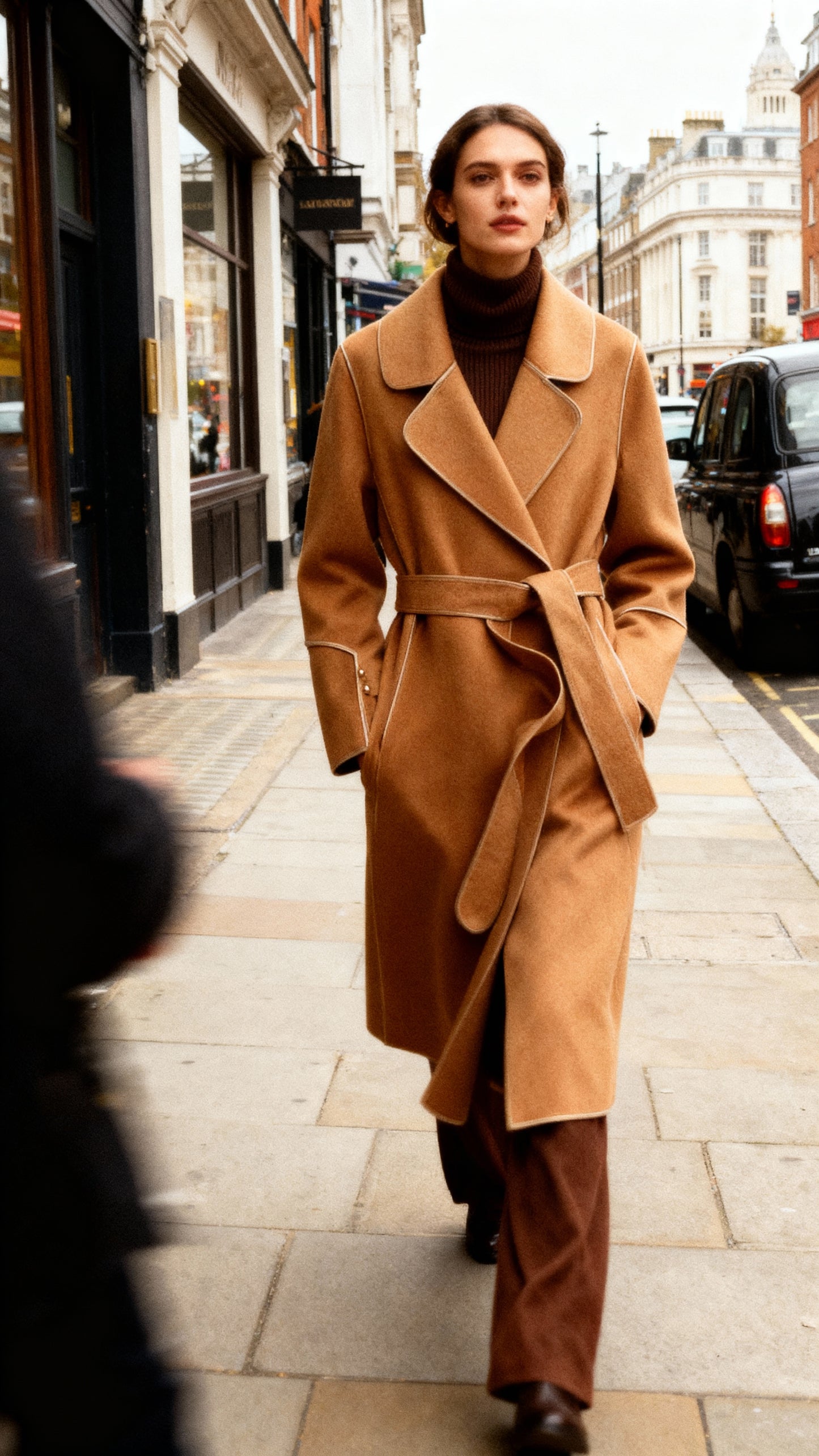 Julia - Elegant Woolen Coat