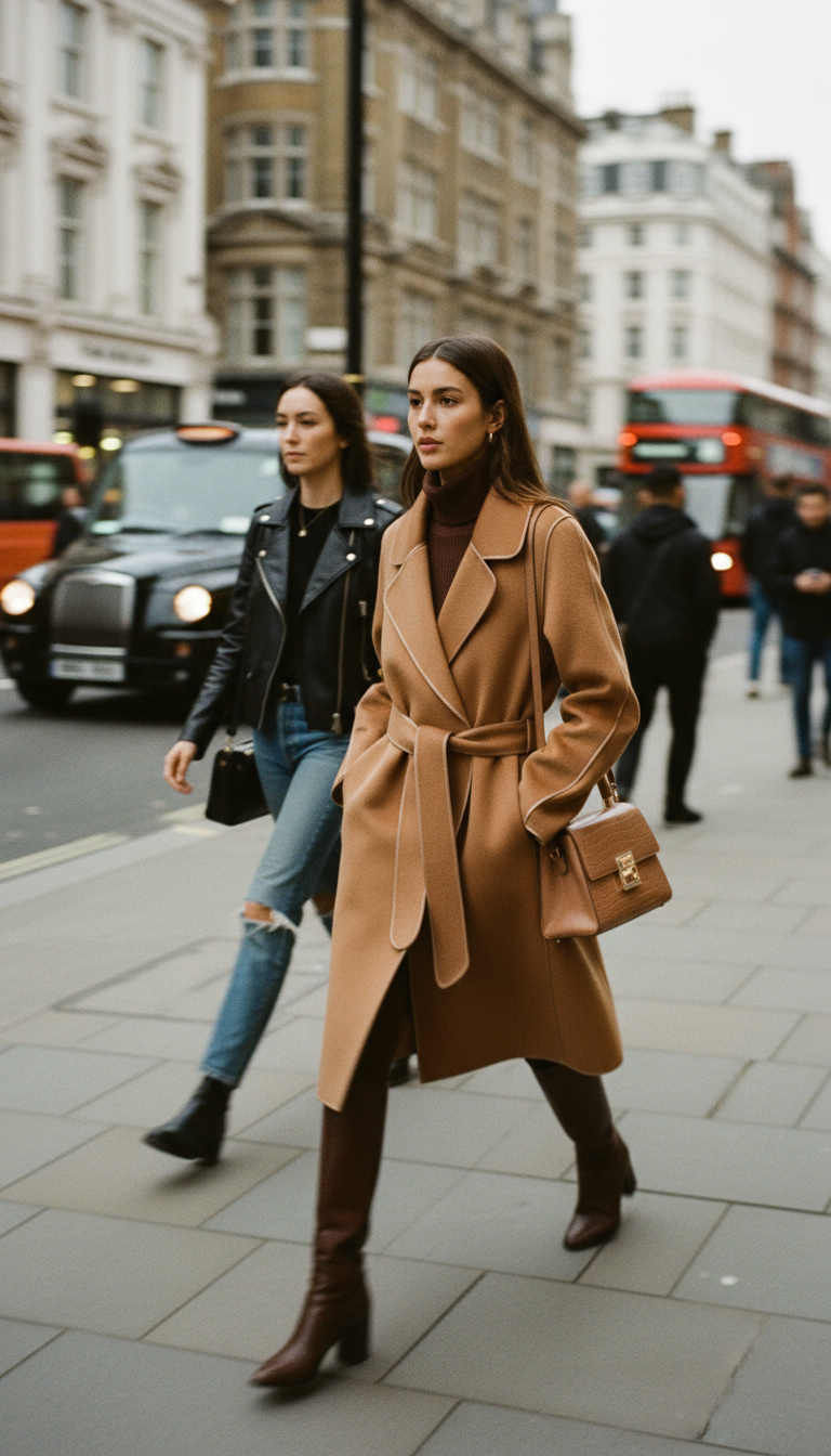 Julia - Elegant Woolen Coat