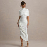 Charlotte - Drape Maxi Dress