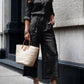 Pink Capri Pants and Loose Shirt Linen Set
