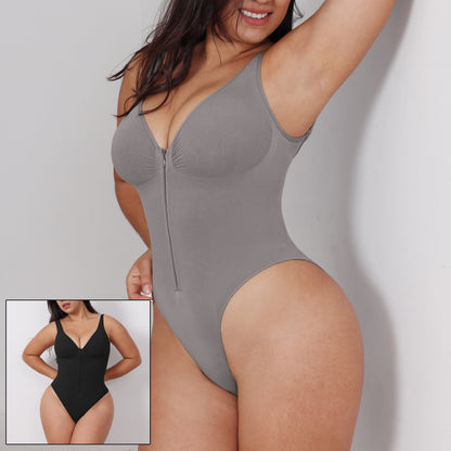 Zoya - Front Zip Slimming Bodysuit