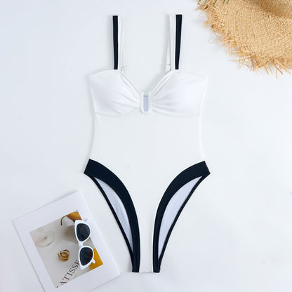 Sienna - Patchwork One-piece Swimsuit